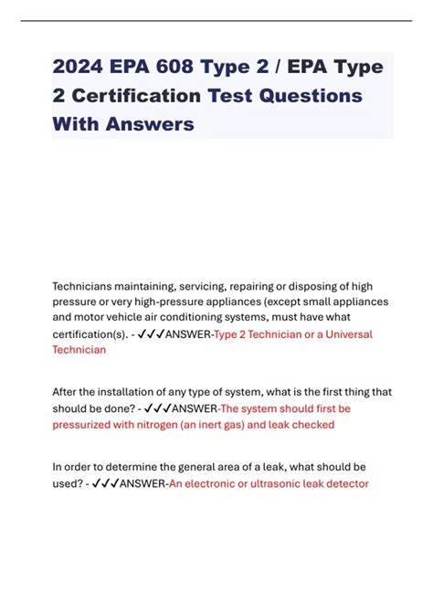 how hard is the epa test|epa type ii certification.